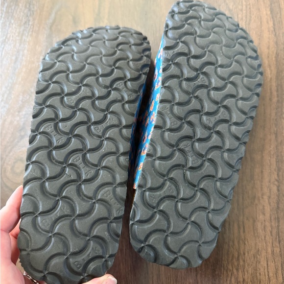 Papillo by Birkenstock Blue Floral Sandals - Picture 3 of 3